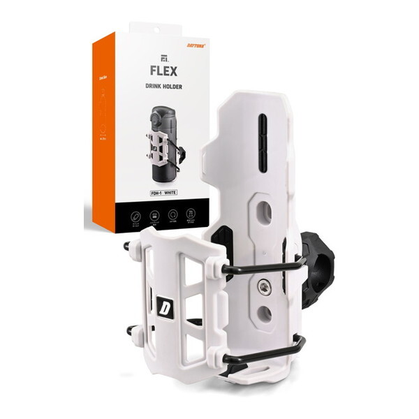 D60701 �f�C�g�i(Daytona) �o�C�N�p �h�����N�z���_�[ 600ml�Ή� ��22.2/25.4��t �����^�b�`�z�[���h �t���b�N�X FDH-1 �z���C�g 60701