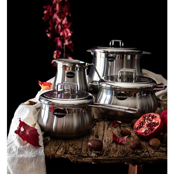 Barazzoni TUMMY 鍋5点セットイタリア製 IH ガス Barazzoni TUMMY 鍋5点セットイタリア製 IH ガス Barazzoni TUMMY 鍋5