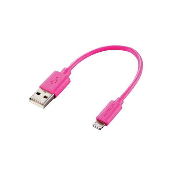 ELECOM MPA-UAL01PN [iPhoneP[u CgjOP[u 10cm iPad iPod f[^ʐM [d USB-A Lightning sN RoHSwߏ(10)]