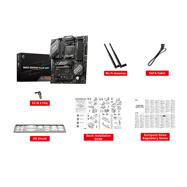 MSI B650 GAMING PLUS WIFI, ATX - AMD Ryzen 7000 - 12+2