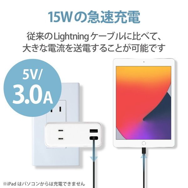 最新コレックション iPhone iPad 充電USBケーブル for Lightning