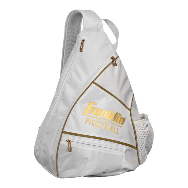 Franklin tN sbN{[ SLING BAG - WHITE/GOLD TRIM K4-52823C5