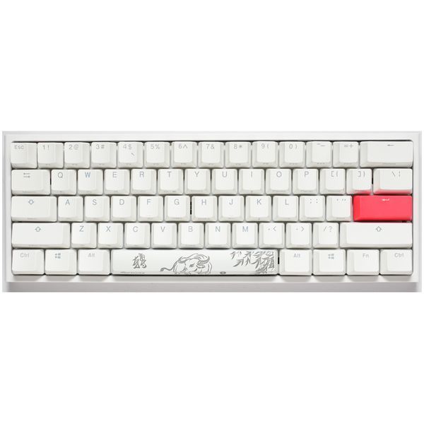 Ducky dk-one2-rgb-mini-pw-silentred-rat ホワイト One 2 Mini RGB
