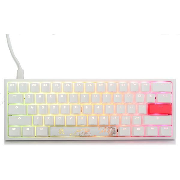Ducky dk-one2-rgb-mini-pw-silentred-rat ホワイト One 2 Mini