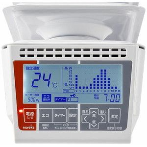 eureks オイルヒーター LFX8BH(IW) eureks LFX8BH(IW) アイボリーホワイト LFXシリーズ [オイルヒーター