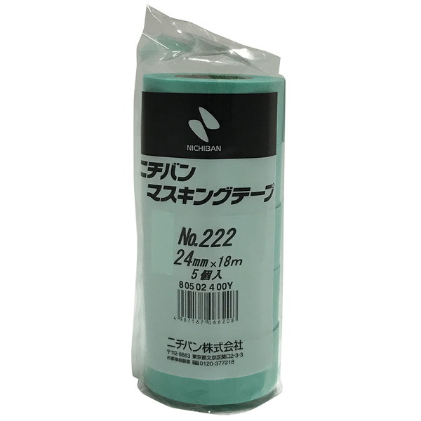 NICHIBAN No.222 ԗp}XLOe[v 24mm×18m 5pbN