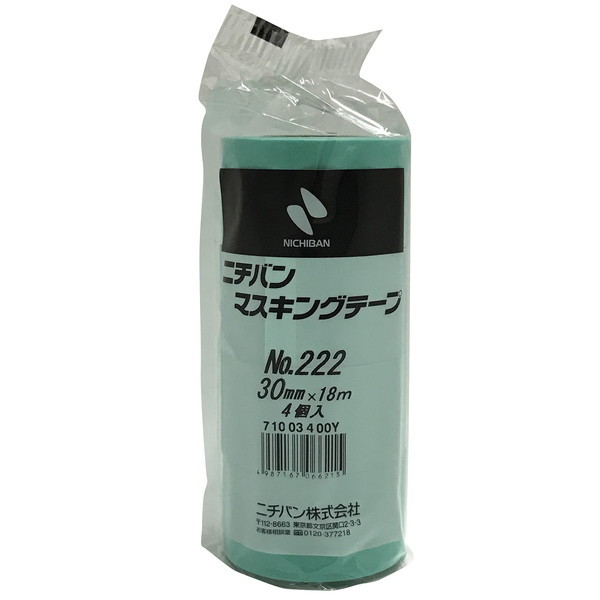 NICHIBAN No.222 ԗp}XLOe[v 30mm×18m 4pbN