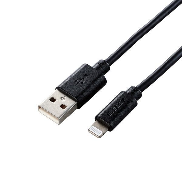 ELECOM MPA-UAL15BK [iPhoneP[u CgjOP[u 1.5m iPad iPod f[^ʐM [d USB-A Lightning ubN RoHSwߏ(10)]