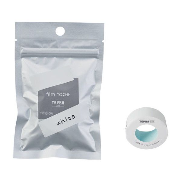 KING JIM TPT15-006 �z���C�g [�u�e�v���vLite �t�B�����e�[�v(15mm)]