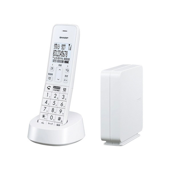 SHARP JD-SF3CL-W [デジタルコードレス電話機（子機1台タイプ