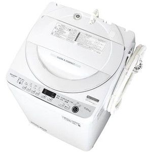 SHARP ES-GE7G-W ホワイト系 [全自動洗濯機 (7.0kg)] | 激安の新品・型