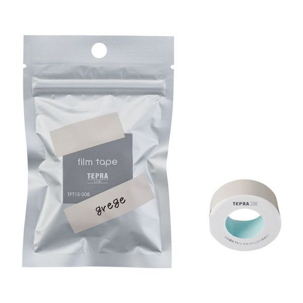 KING JIM TPT15-008 �O���[�W�� [�u�e�v���vLite �t�B�����e�[�v(15mm)]