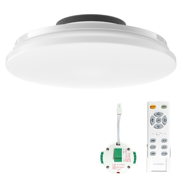 SwitchBot W2612240 [�m��LED�V�[�����O���C�g (�`8��/���F�E����) �����R���t��]
