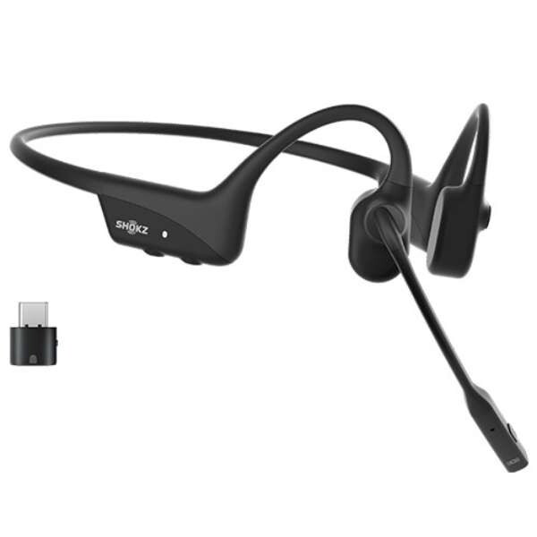 Shokz SKZ-EP-000024 ブラック OpenComm2 UC USB-C [ワイヤレス骨伝導