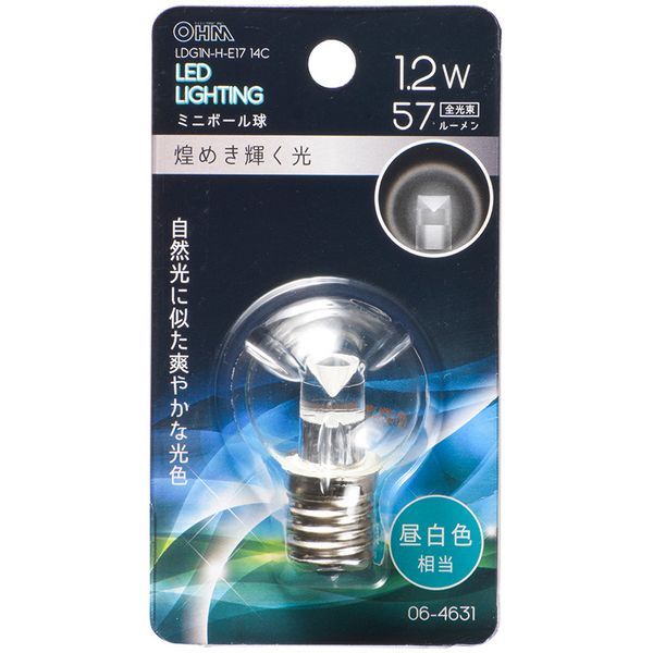 I[d@ LDG1N-H-E17 14C [LED~j{[ p G30/E17/1.2W/57lm/NAF]
