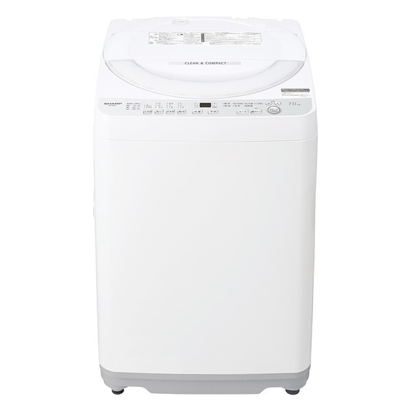 SHARP ES-GE7J-S �V���o�[�n [�S��������@ (����7.0kg)]