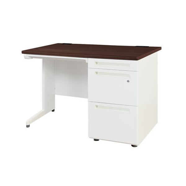 �y�@�l����z Netforce LKD-107-W-WH-DBR-3 �V�_�[�N�u���E�� �{�̃z���C�g [�Б��� (W1000 3�i)]