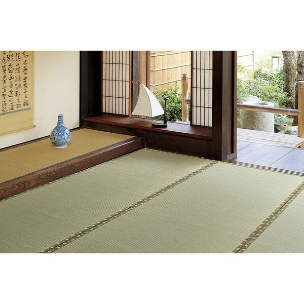 国産い草カーペット 琥珀 江戸間 8帖（352×352） カーペット い草 8畳 8帖 352×352cm 畳の上に敷くもの ござ 国産