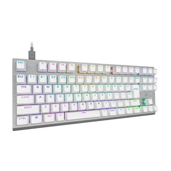 Corsair CH-911D11A-JP K60 PRO TKL-WHT-OPX Silver-RGB [ゲーミング