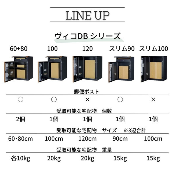 ユニソン 324021150 ヴィコ DB 120 ポスト無 左開 後出 マットベージュ