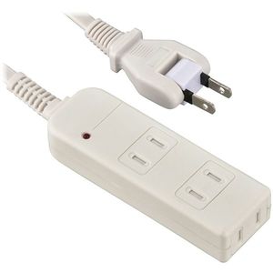 オーム電機 HS-TK310SFW-22 [安全タップ雷ガード3個口 10mホワイト]
