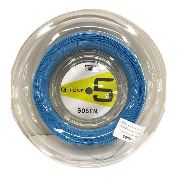 GOSEN バドミントン用 ガット G-TONE5 220mロール ライトブルー 0.65mm