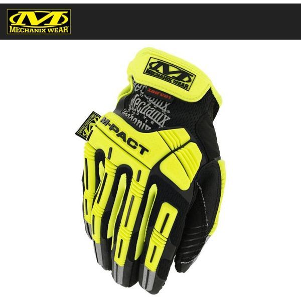 Mechanix Wear SMP-C91-008 M-Pact CR5 Hi-Viz-Yellow Sサイズ