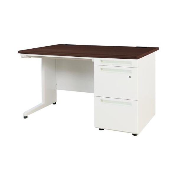 �y�@�l����z Netforce LKD-127-W-WH-DBR-3 �V�_�[�N�u���E�� �{�̃z���C�g [�Б��� (W1200 3�i)]