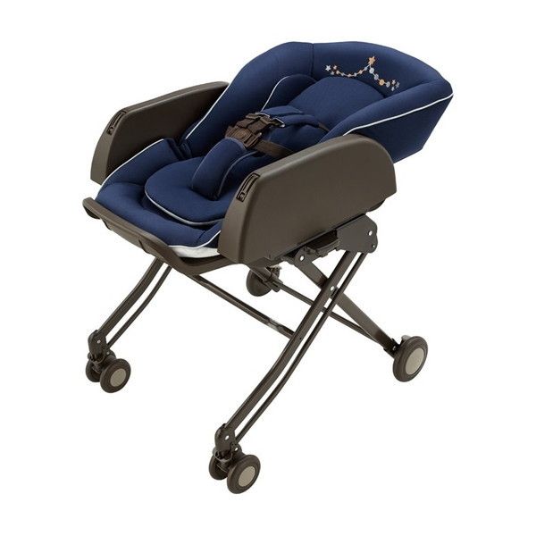 美品 アップリカ ユラリズム スマート ハイローチェア 新生児 ナイトスターズ Aprica ユラリズムスマート ナイトスターズ NV [ハイローベッド&チェア