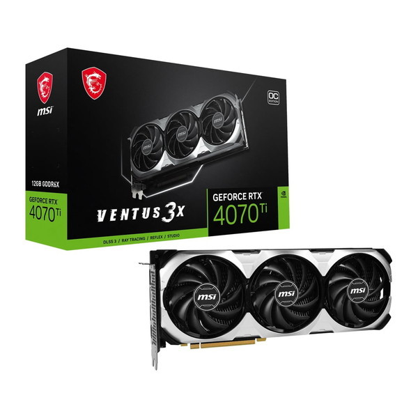 MSI GeForce RTX 4070 Ti VENTUS 3X 12G OC [グラフィックボード OC ...