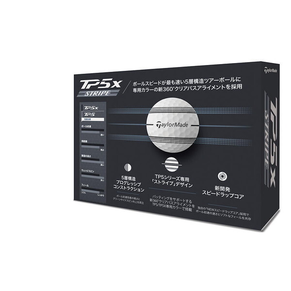 NEW TP5 ストライプ ボール | NEW TP5 STRIPE BALL | TaylorMade