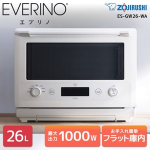 新品未開封 象印 EVERINO オーブン レンジ ES-GU26-WA 26L Amazon | 象印マホービン オーブンレンジ EVERINO 26L ホワイト