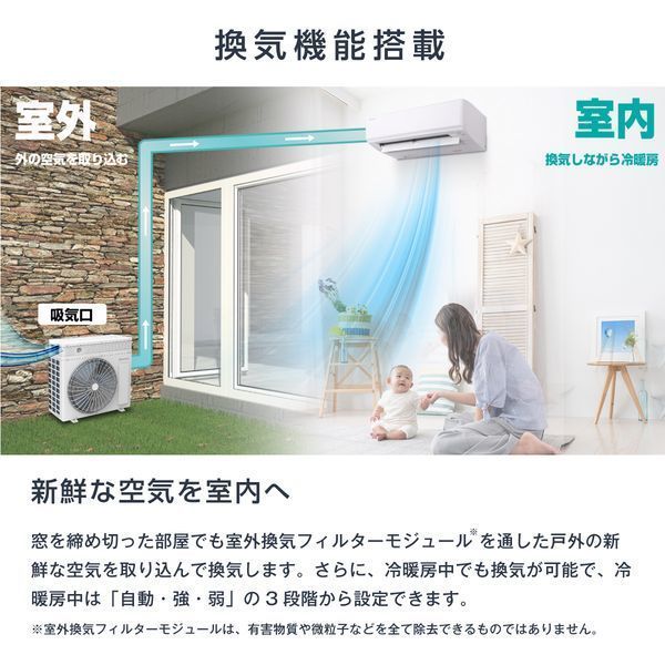 Hisense HA-G71E2-W Gシリーズ [エアコン (主に23畳用・単相200V