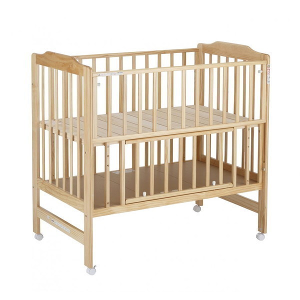 アウトレット】KATOJI ハイシートベビーベッド ナチュラル 02020
