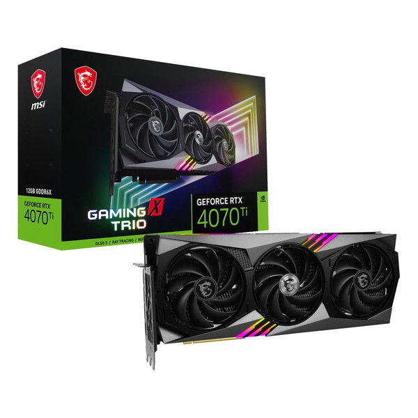 MSI GeForce RTX 4070 Ti GAMING X TRIO 12G [グラフィックボード OCモデル] |  激安の新品・型落ち・アウトレット 家電 通販 XPRICE - エクスプライス (旧 PREMOA - プレモア)