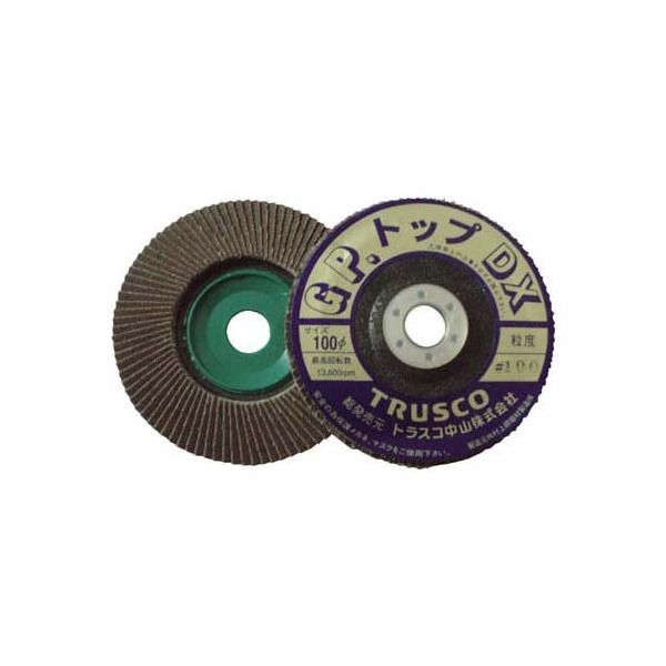 TRUSCO GP100DX GP�g�b�vDX �A�����_�� ��100 2�w�\�� (5����) 80#