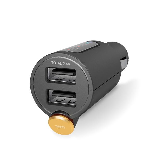 ELECOM LAT-FMBTB03BK [FMgX~b^[/Bluetooth/USB2|[gt/2.4A/܂[d/dቹ[ht/4`l/ubN]