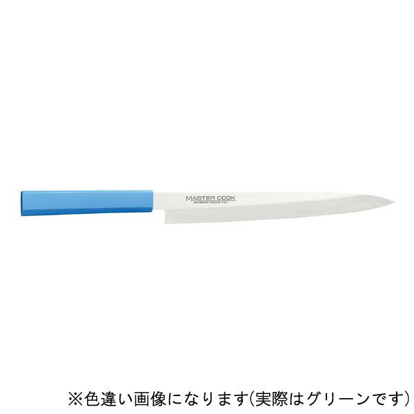 片岡製作所 MCYK240G グリーン マスターコック [柳刃包丁 240mm