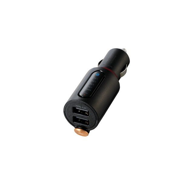 ELECOM LAT-FMBTB04BK FMgX~b^[ Bluetooth USB2|[gt 3.4A ܂[d dቹ[ht 4`l ubN