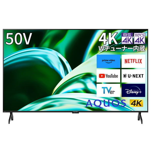 SHARP 4T-C50FL1 AQUOS 4K [50V�^ �n��EBS�E110�xCS�f�W�^�� 4K�`���[�i�[���� �t���e���r]