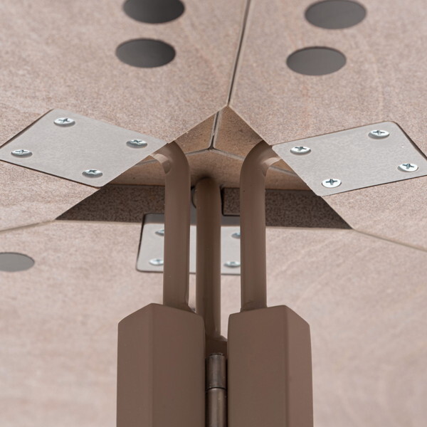 【メーカー直送】東谷 GDT-11SSフォールディングラウンドテーブル ベージュ メーカー直送】東谷 GDT-11SSフォールディングラウンドテーブル