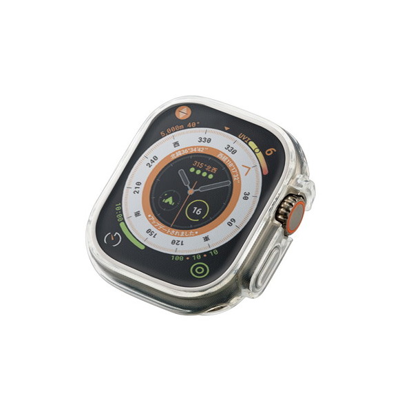 ELECOM AW-22CFCUCR Apple Watch 49mmptJo[\tgP[X AbvEHb` 49mm tJo[ \tg P[X Sʕی t  NA