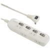オーム電機 HS-TP42ADW22 [電源タップ 交互コンセント 4個口 2m]