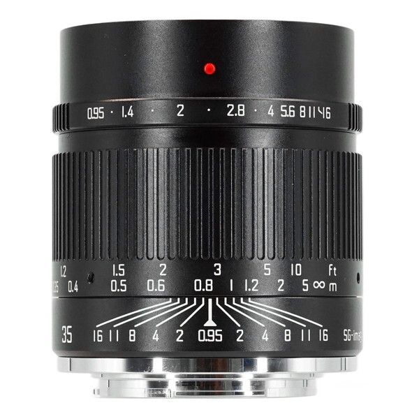 SG-image SG 35mm F0.95 E C �u���b�N [���������Y (�\�j�[E�}�E���g APS-C)]