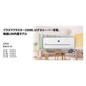 SHARP AY-R22D-W ホワイト系 R-Dシリーズ [エアコン (主に6畳用) 2023 