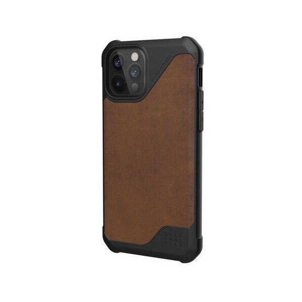 princeton UAG-IPH20MFL-LBR �u���E�� METROPOLIS LT LEATHER [URBAN ARMOR GEAR�А� iPhone 12/12 Pro(6.1) 2020�Ή��ϏՌ��P�[�X]