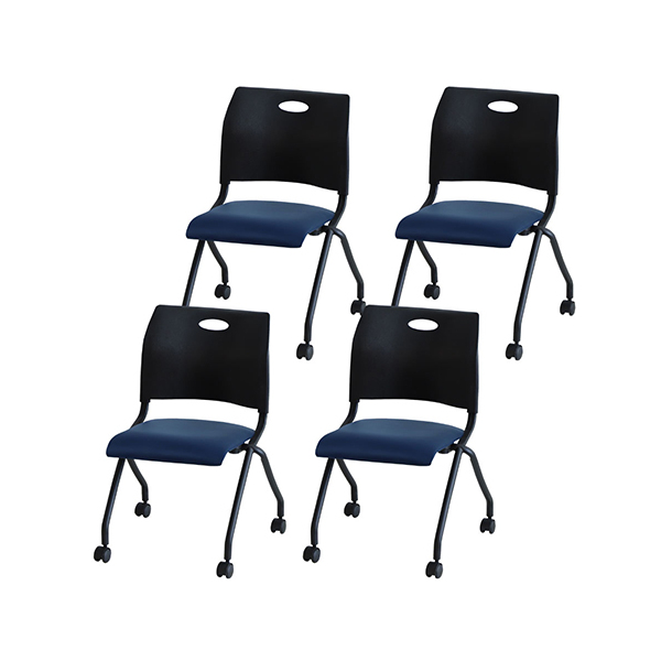 �y�@�l����z Netforce Rap-NC-S4-W-BK-NV �u���b�N×�l�C�r�[ [��c�p�֎q 4�r�Z�b�g �����i �L���X�^�[�t]