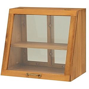 萩原 MUD-6066NA ナチュラル [カウンター上ガラスケース]