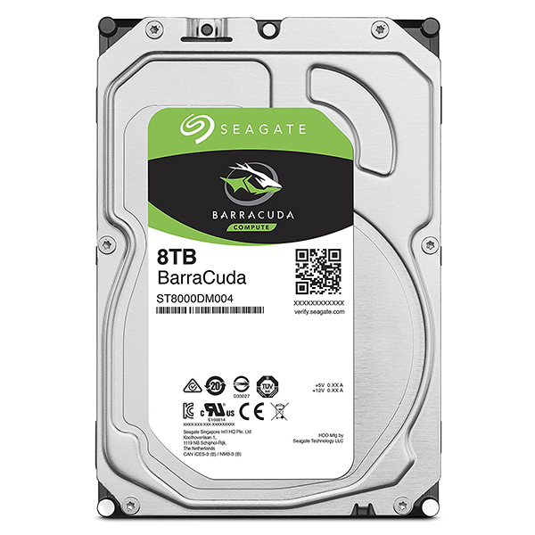 Seagate ST8000DM004 Seagate BarraCuda 3.5 8TB 内蔵HDD メーカー2年