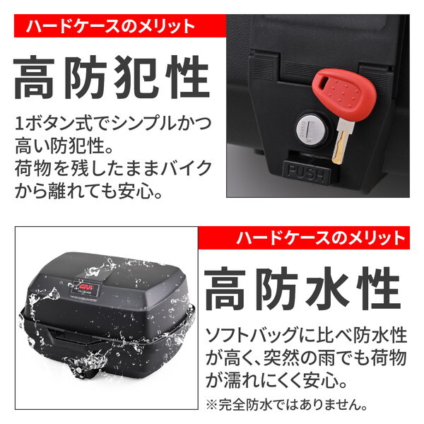 デイトナ D61415 GIVI(ジビ) バイク用 リアボックス モノロック 39L